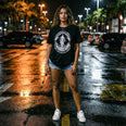 Camiseta Oversized ANSIEDAD Feminina Preto