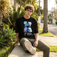 Camiseta Oversized Afeto Masculina Preto