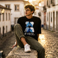 Camiseta Oversized Afeto Masculina Preto