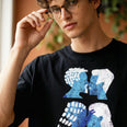 Camiseta Oversized Afeto Masculina Preto