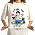 Camiseta Oversized Café na Firma é Paia Feminina Off-White