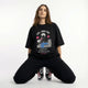 Camiseta Oversized Café na Firma é Paia Feminina Preto