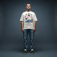 Camiseta Oversized Café na Firma é Paia Masculina Off-White
