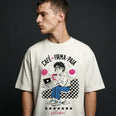 Camiseta Oversized Café na Firma é Paia Masculina Off-White