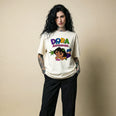 Camiseta Oversized Dora Feminina Off-White