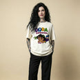 Camiseta Oversized Dora Feminina Off-White