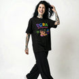 Camiseta Oversized Dora Feminina Preto