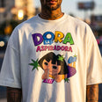 Camiseta Oversized Dora Masculina Off-White