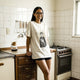 Camiseta Oversized EPRECISO Feminina Off-White