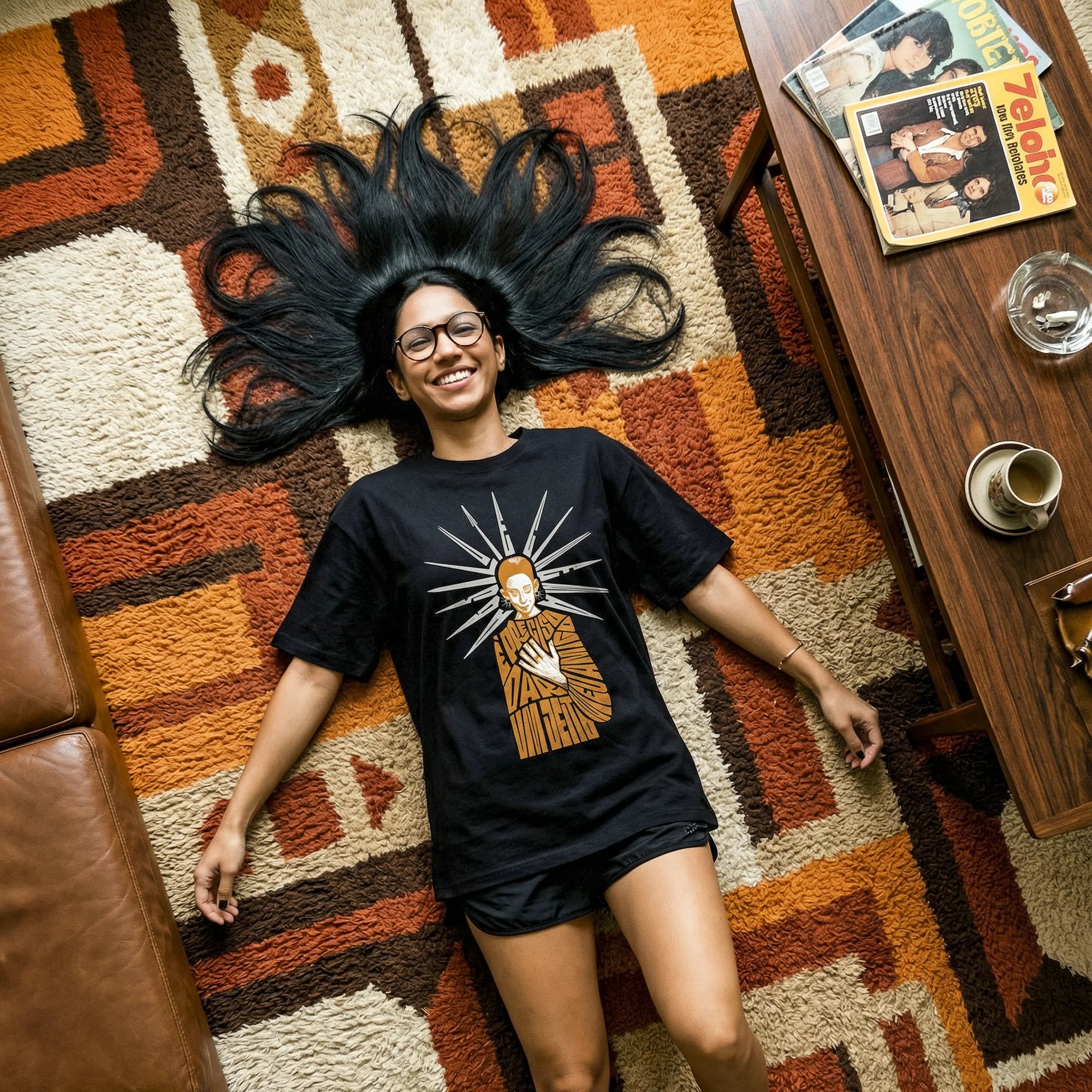 Camiseta Oversized EPRECISO Feminina Preto