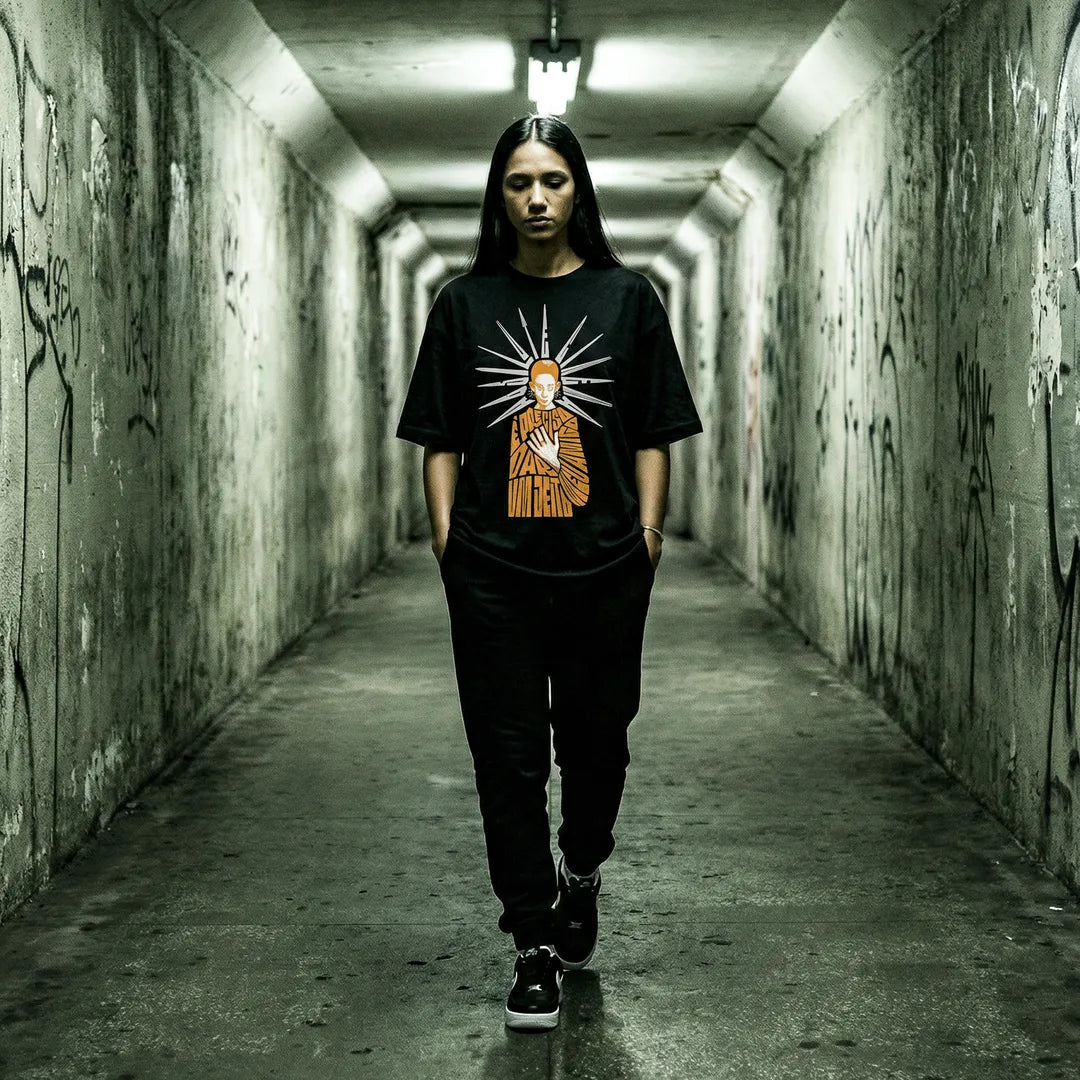 Camiseta Oversized É Preciso Dar Um Jeito Feminina Preto