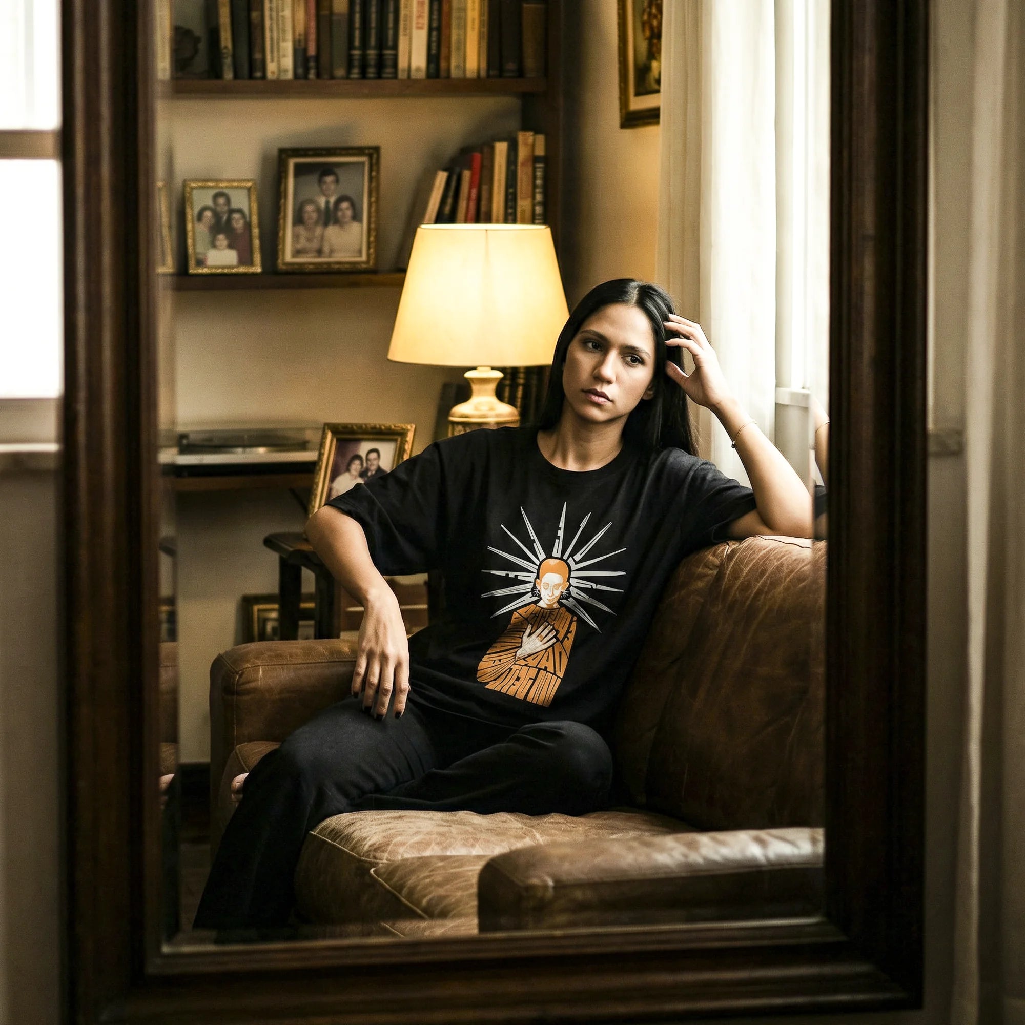Camiseta Oversized EPRECISO Feminina Preto