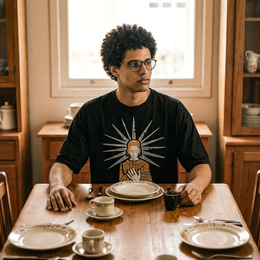 Camiseta Oversized EPRECISO Masculina Preto