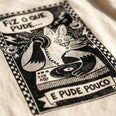 Camiseta Oversized FIZ-O-QUE-PUDE Feminina Off-White