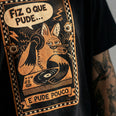 Camiseta Oversized FIZ-O-QUE-PUDE Feminina Preto