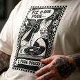 Camiseta Oversized FIZ-O-QUE-PUDE Masculina Off-White