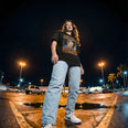 Camiseta Oversized LAVENGANZA Feminina Preto