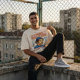 Camiseta Oversized LAVENGANZA Masculina Off-White