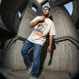 Camiseta Oversized LAVENGANZA Masculina Off-White