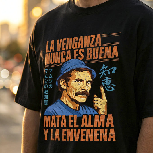 Camiseta Oversized LAVENGANZA Masculina Preto