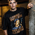 Camiseta Oversized LAVENGANZA Masculina Preto