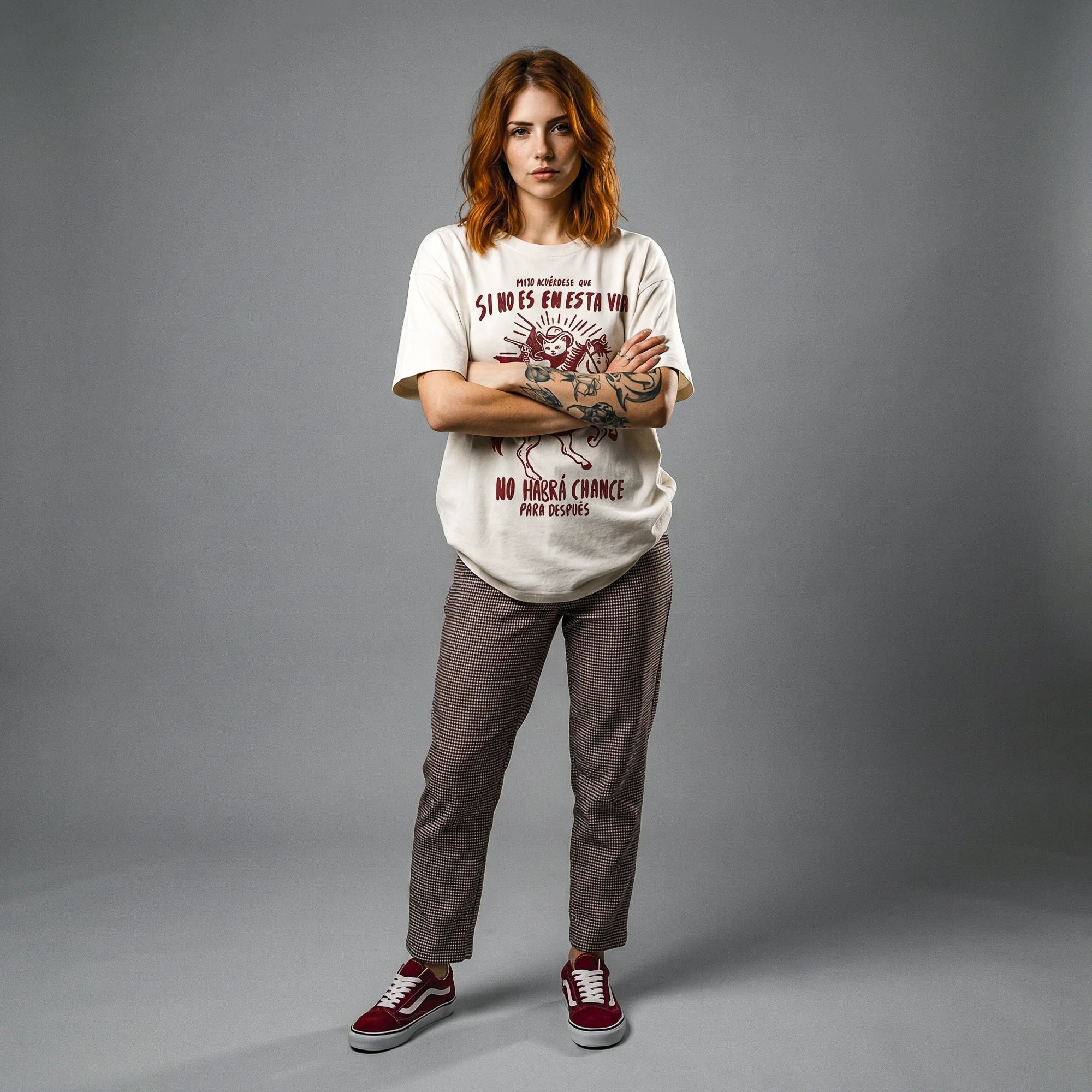 Camiseta Oversized MIJO Feminina Off-White