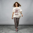 Camiseta Oversized MIJO Feminina Off-White