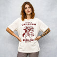 Camiseta Oversized MIJO Feminina Off-White