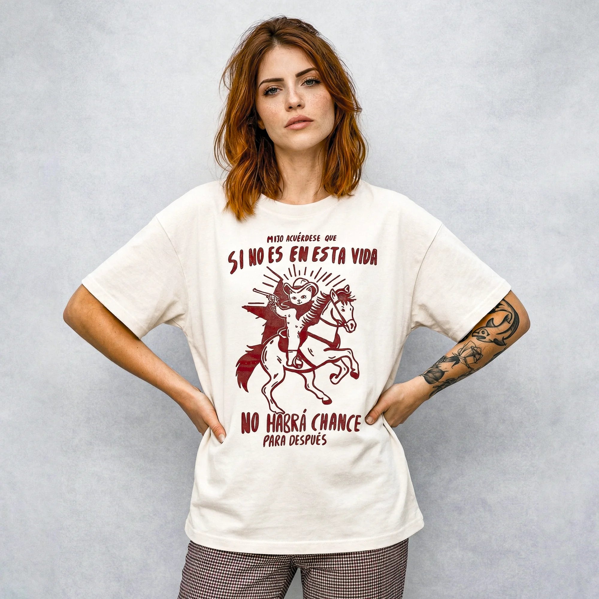 Camiseta Oversized MIJO Feminina Off-White