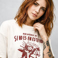 Camiseta Oversized MIJO Feminina Off-White