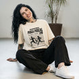 Camiseta Oversized MaratonaFiscal Feminina Off-White
