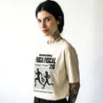 Camiseta Oversized MaratonaFiscal Feminina Off-White
