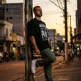 Camiseta Oversized MaratonaFiscal Masculina Preto