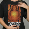 Camiseta Oversized MeuCorpo Feminina Preto
