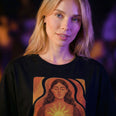 Camiseta Oversized MeuCorpo Feminina Preto