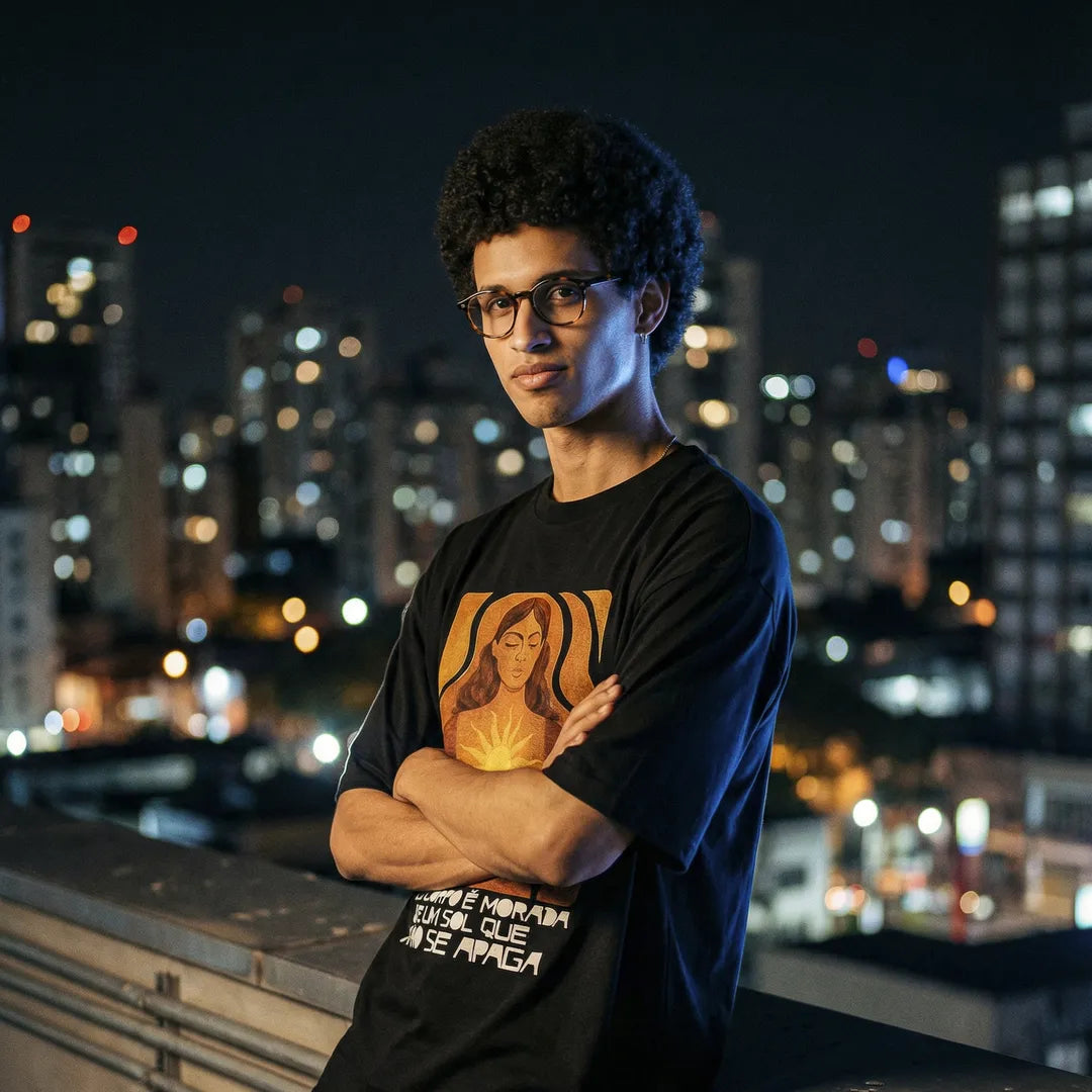 Camiseta Oversized MeuCorpo Masculina Preto 01