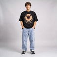 Camiseta Oversized NAOVOUPARAR Masculina Preto