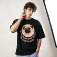 Camiseta Oversized NAOVOUPARAR Masculina Preto