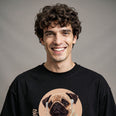 Camiseta Oversized NAOVOUPARAR Masculina Preto