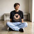 Camiseta Oversized NAOVOUPARAR Masculina Preto