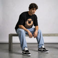 Camiseta Oversized NAOVOUPARAR Masculina Preto
