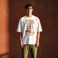 Camiseta Oversized NaoTeRendas Masculina Off-White