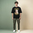 Camiseta Oversized NaoTeRendas Masculina Preto