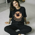 Camiseta Oversized NãoVou Feminina Preto