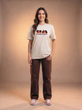 Camiseta Oversized O Afeto Te Afeta? - Feminina Off-White
