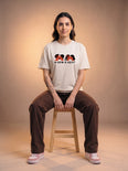 Camiseta Oversized O Afeto Te Afeta? - Feminina Off-White