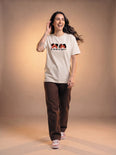 Camiseta Oversized O Afeto Te Afeta? - Feminina Off-White