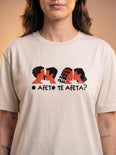 Camiseta Oversized O Afeto Te Afeta? - Feminina Off-White