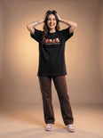 Camiseta Oversized O Afeto Te Afeta? - Feminina Preto