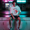 Camiseta Oversized Soy America Latina Masculina Off-White